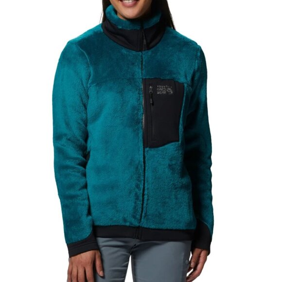 Mountain Hardwear Polartec High Loft Jacket Womens XL Long Sleeve Botanic Green - Picture 11 of 11